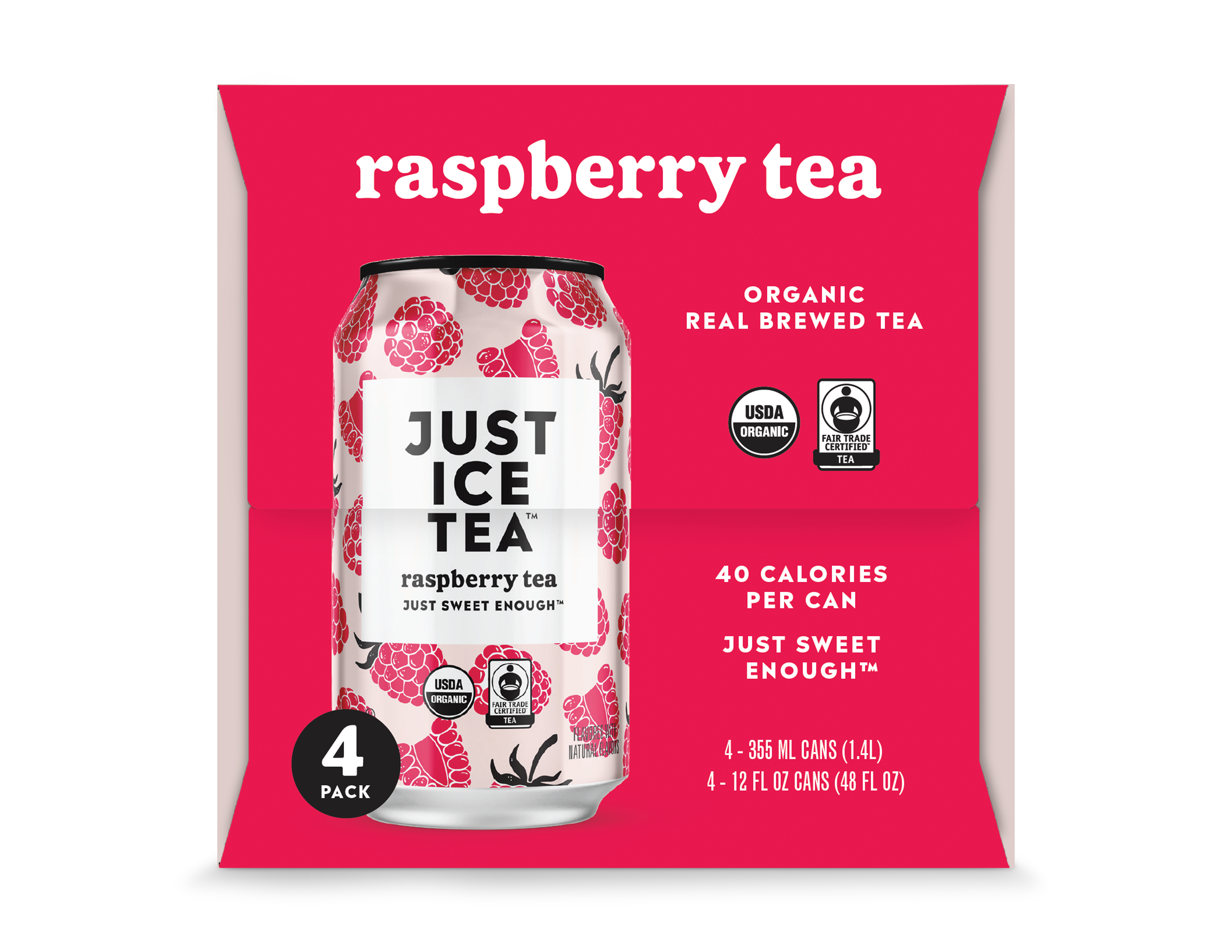 raspberry tea (4-pack) – Just Ice Tea